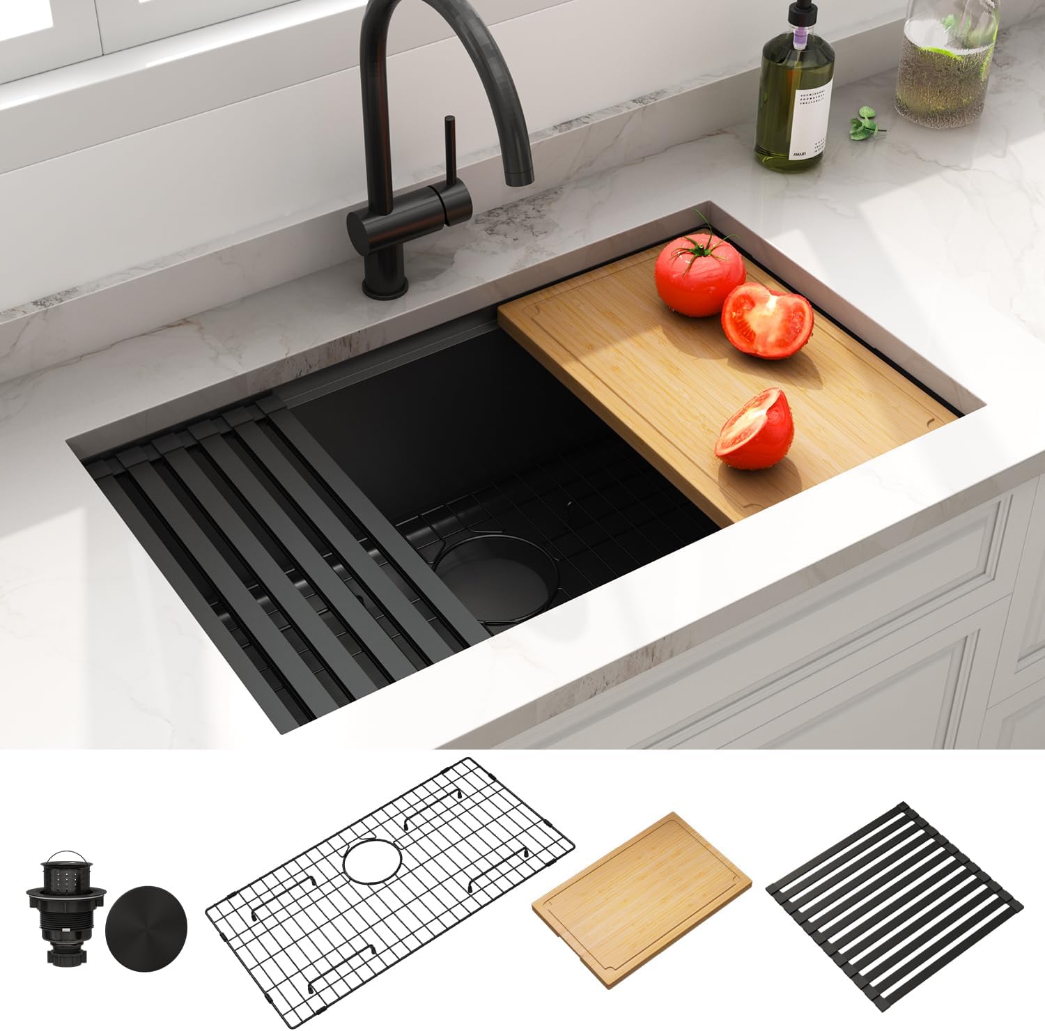 Modern Undermount Gold Sink for Kitchens