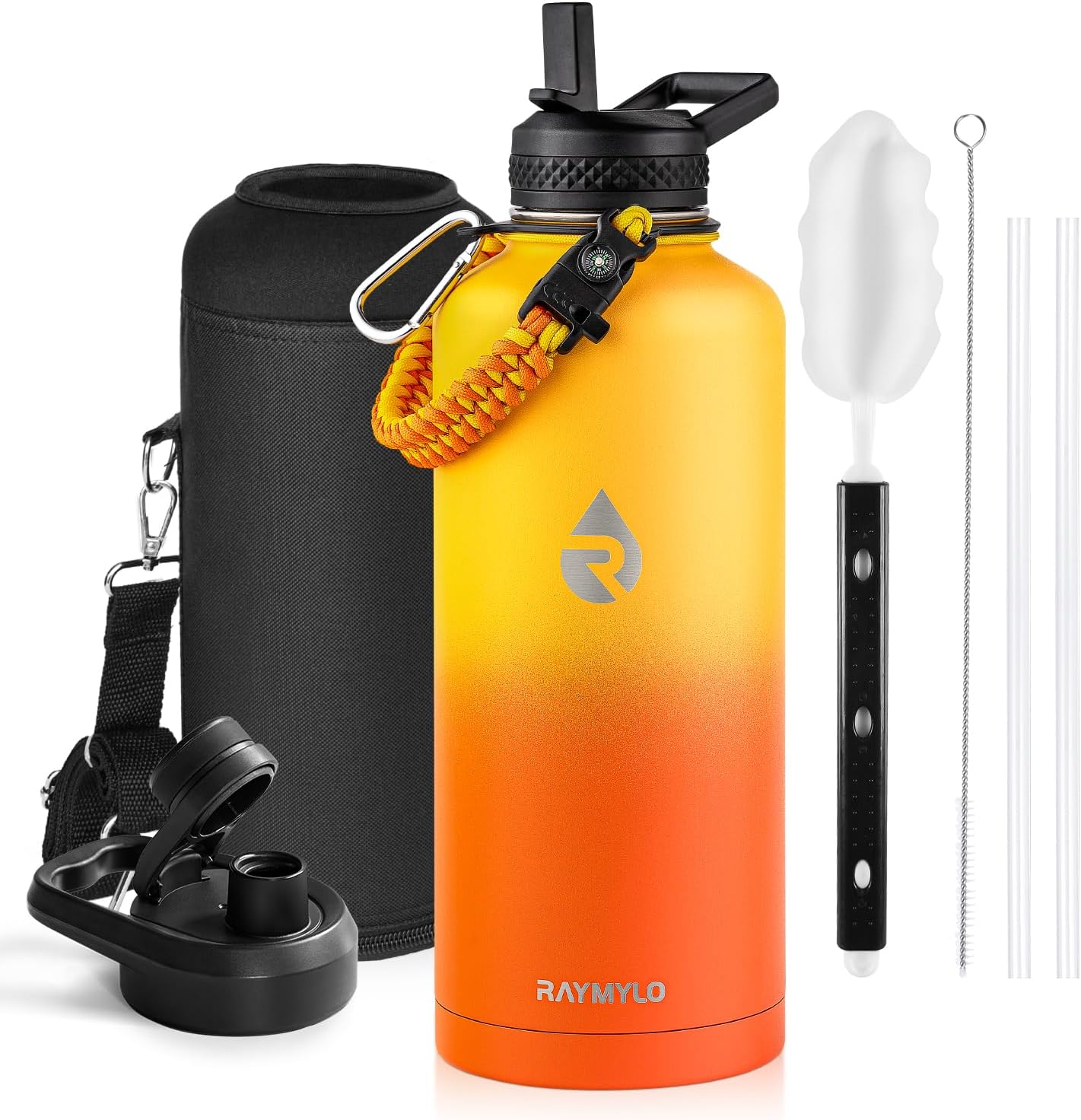 64oz Insulated Water Bottle Stainless Steel