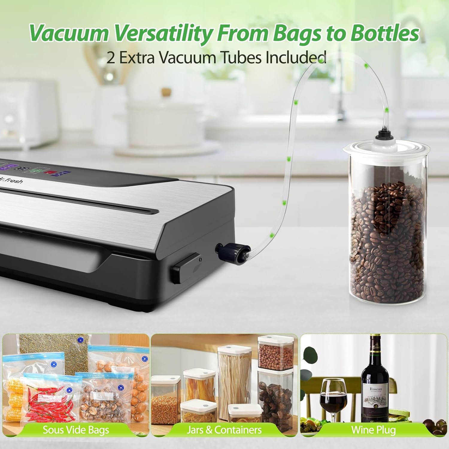 Vacuum Sealer for Food  Vacuum Sealer Machine