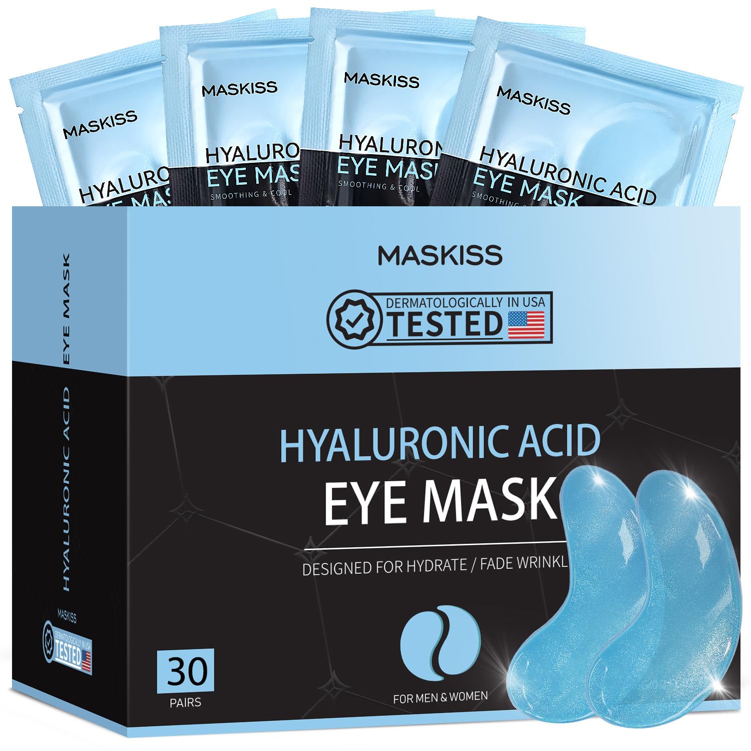 24K Gold Under Eye Patches for Dark Circles