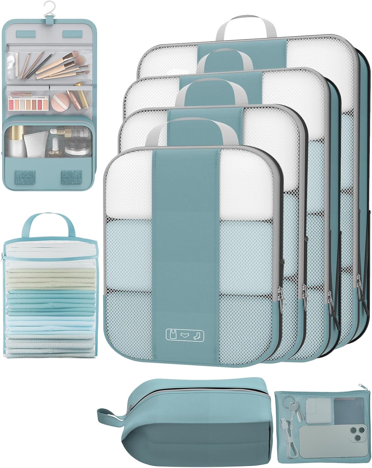 OlarHike 10 Compression Packing Cubes