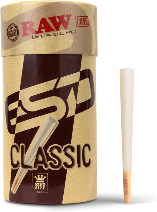 RAW Cones Classic King Size Pre-Rolled Papers