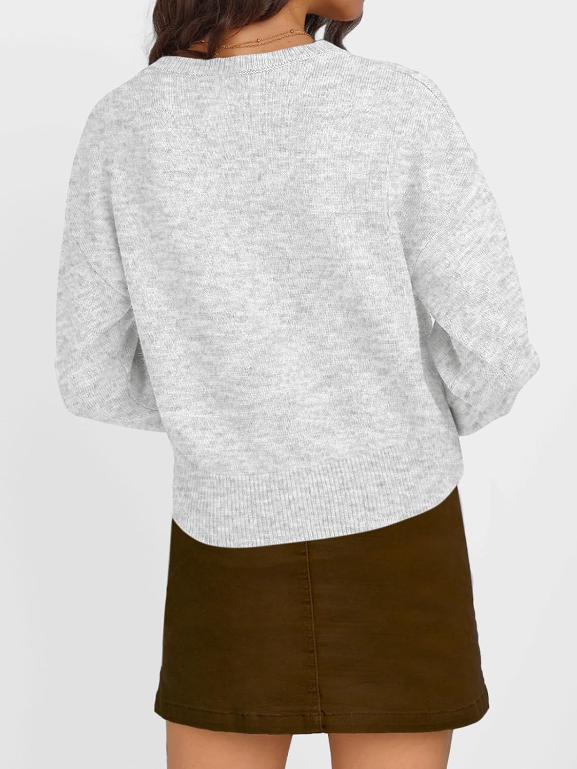 Trendy Queen Women’s Cropped Cardigan Sweater