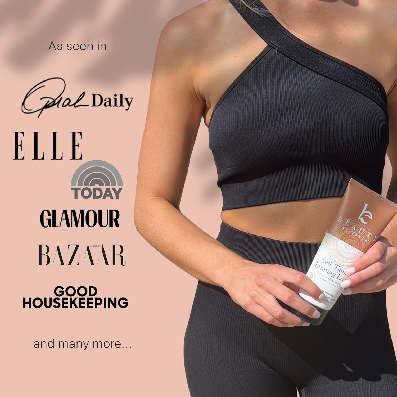 Beauty by Earth Self Tanner Lotion, Natural Glow