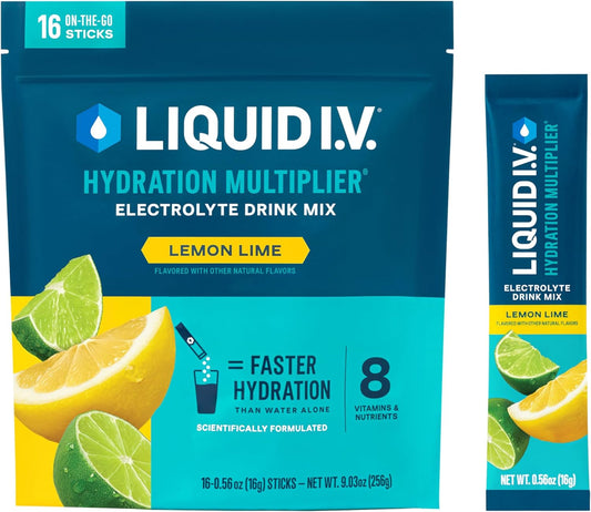 Liquid I.V. Hydration Multiplier – Lemon Lime Electrolyte Drink