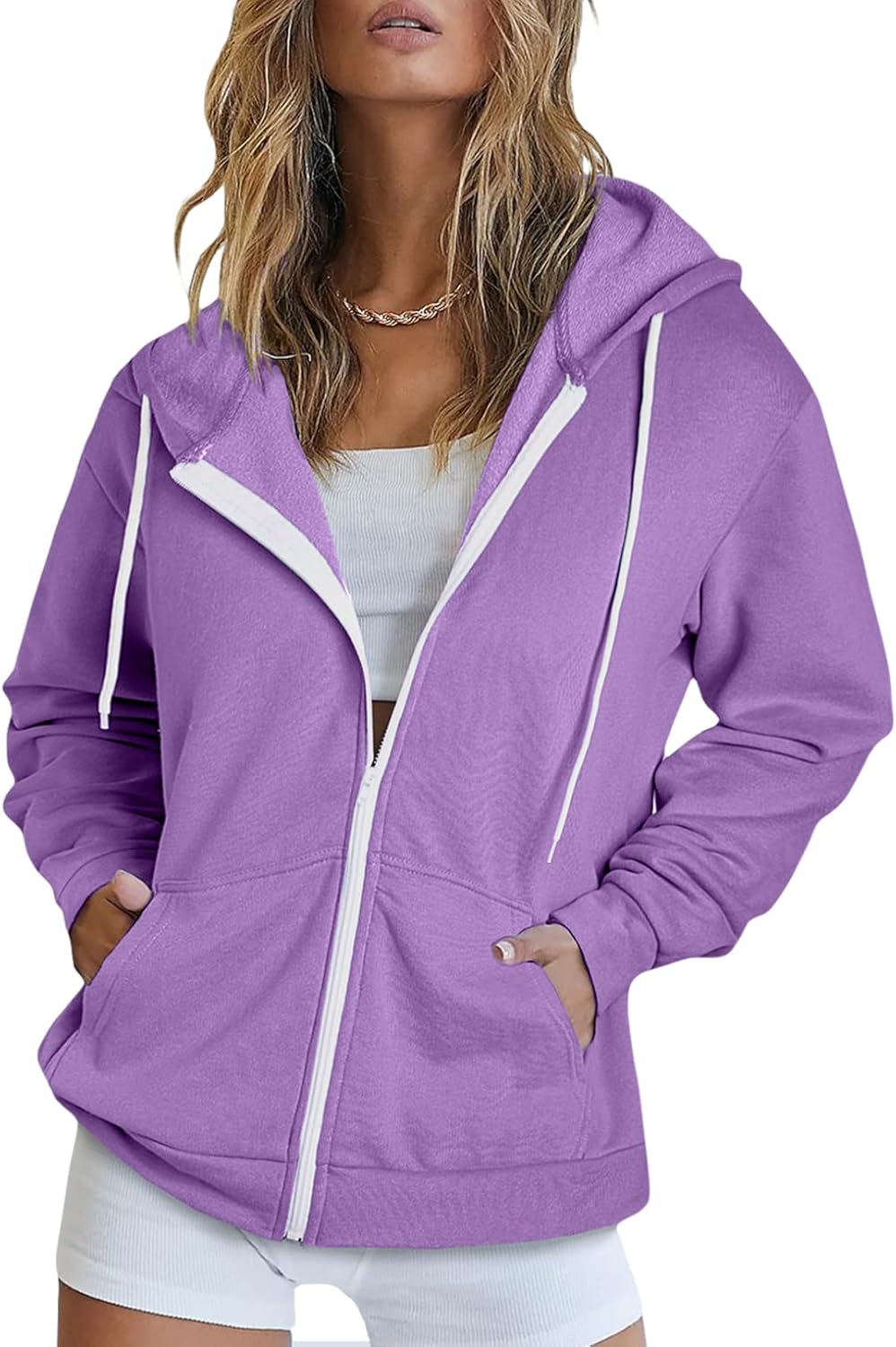 Dokotoo Women's Full Zip Up Hoodie for Women