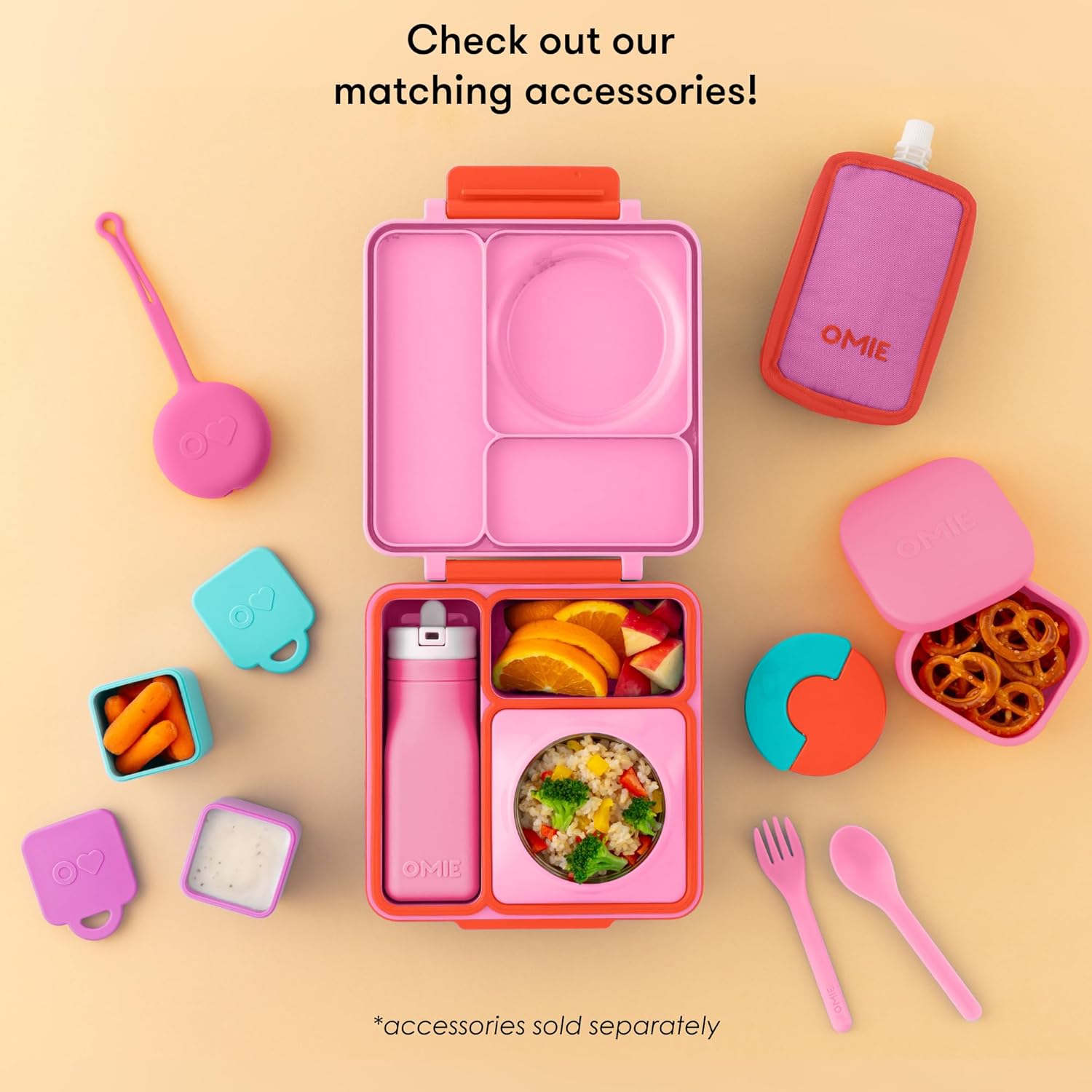 OmieBox Kids Bento Lunch Box