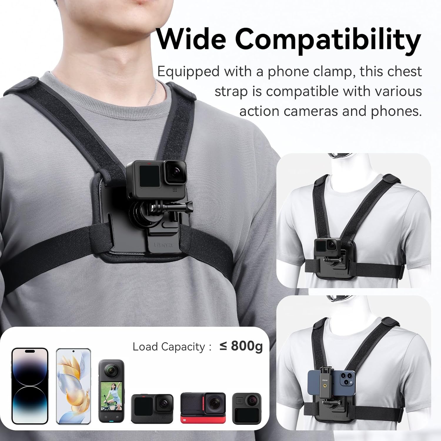 ULANZI CM028 Adjustable Chest Mount Harness