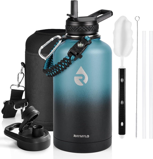 64oz Insulated Water Bottle Stainless Steel