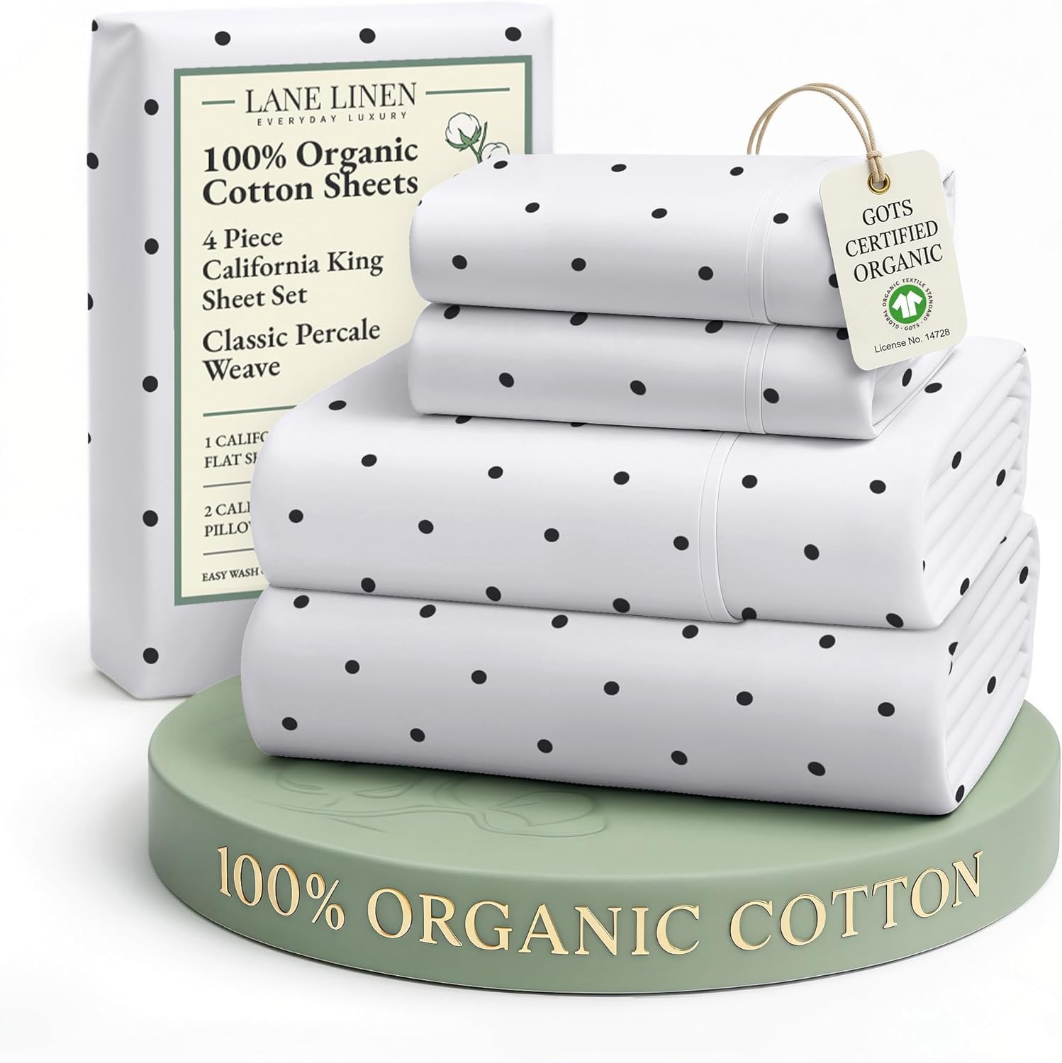 LANE LINEN Eco Friendly Cotton Queen Sheet Set