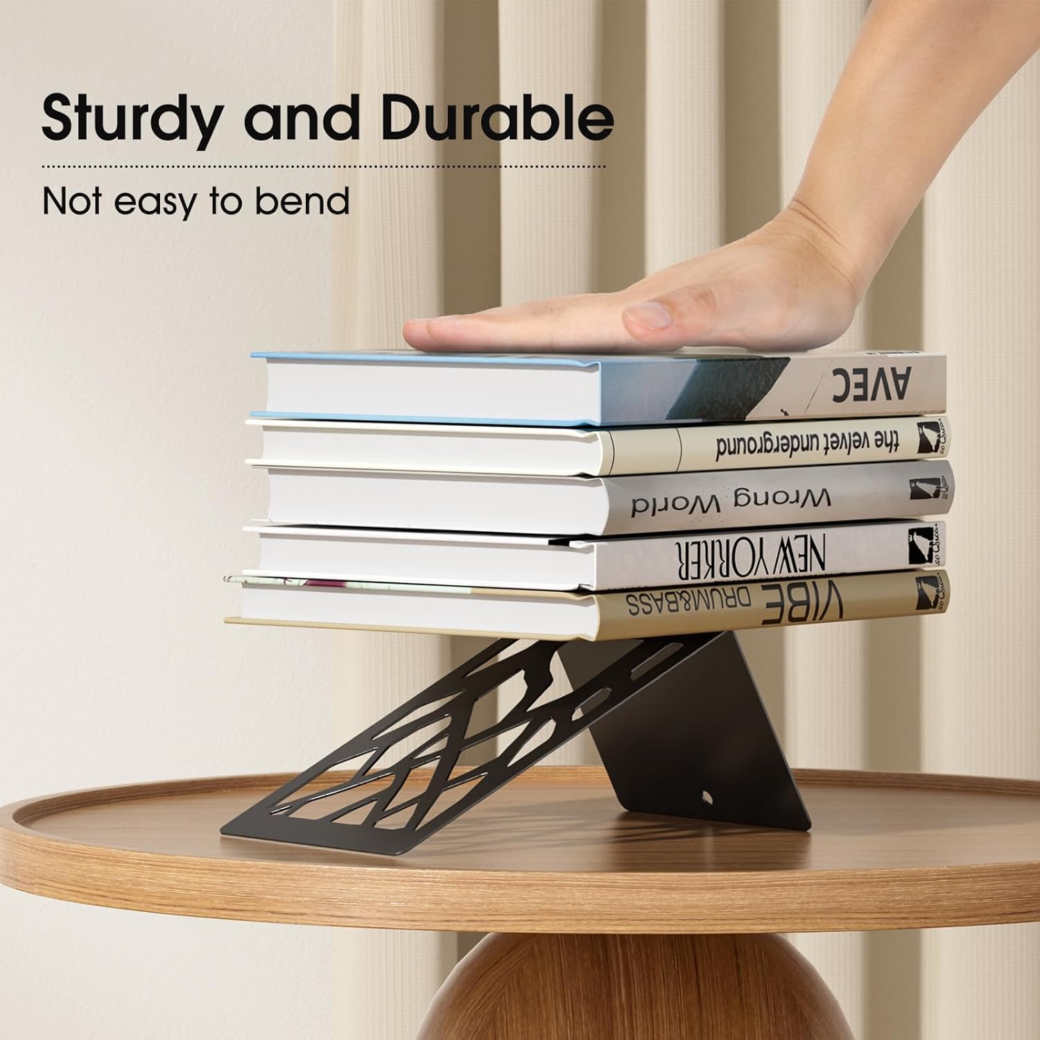 MaxGear Book Ends Tree Design Bookends for Shelves