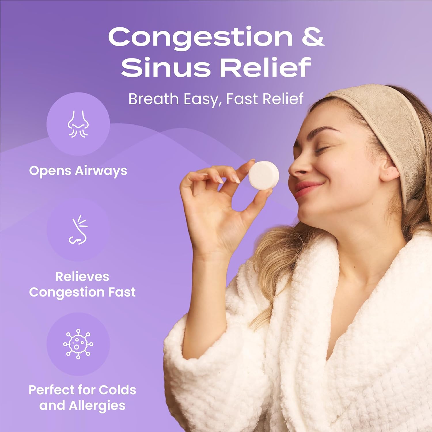 Body Restore Shower Steamers Relief Lavender