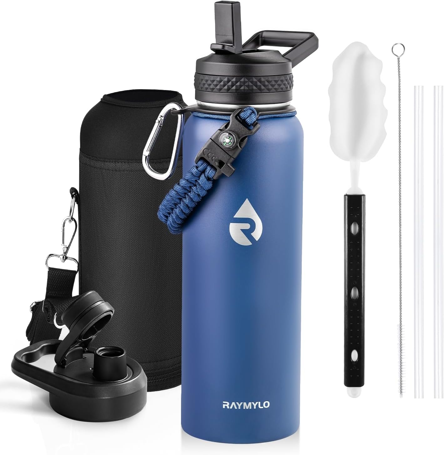 64oz Insulated Water Bottle Stainless Steel