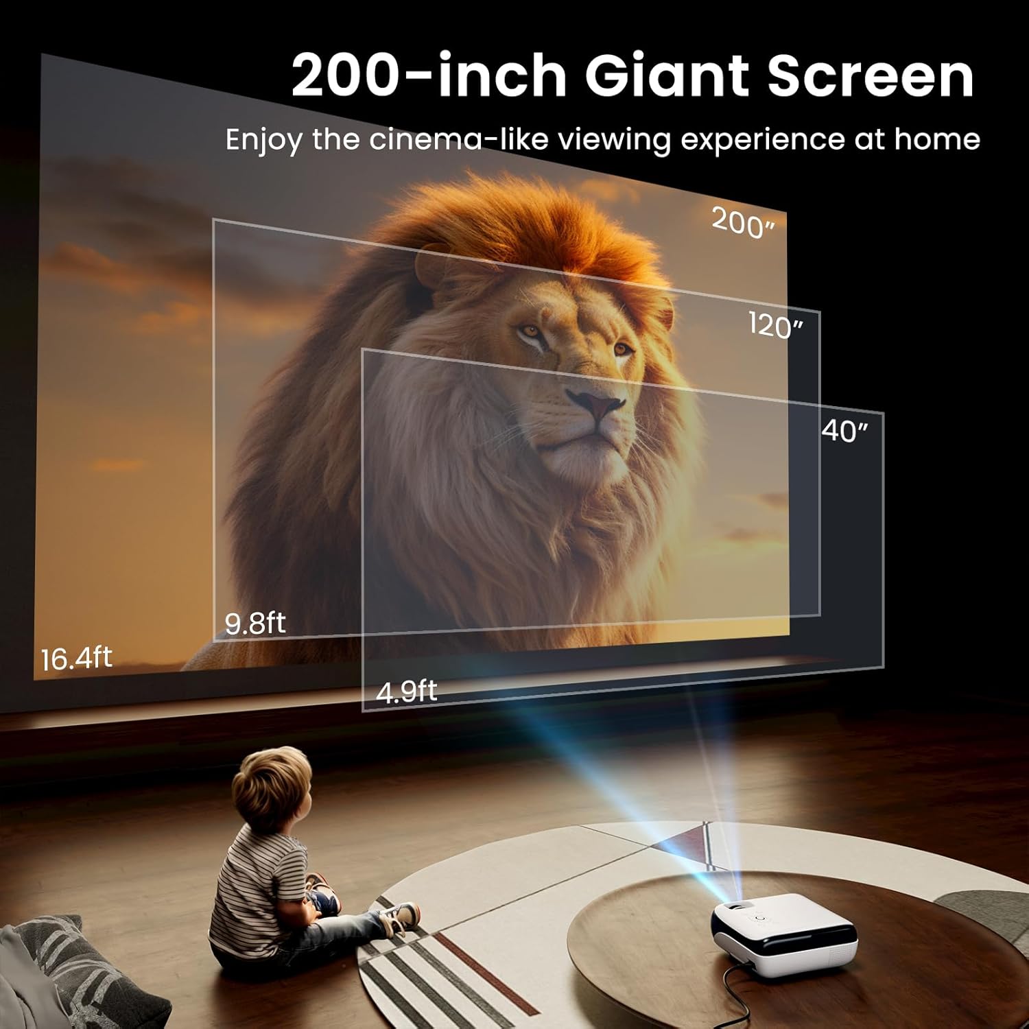 HAPPRUN 1080P Projector