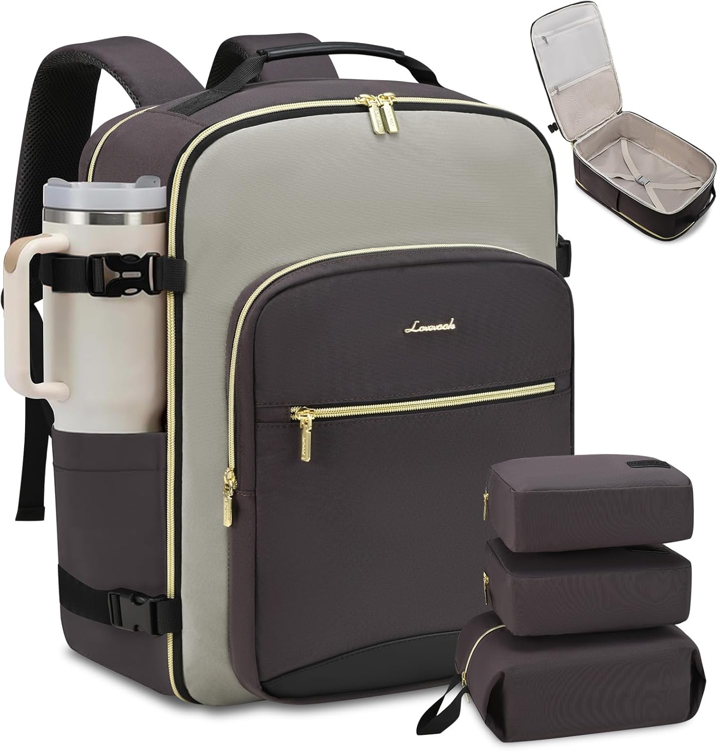 LOVEVOOK 40L Travel Backpack for Women & Men