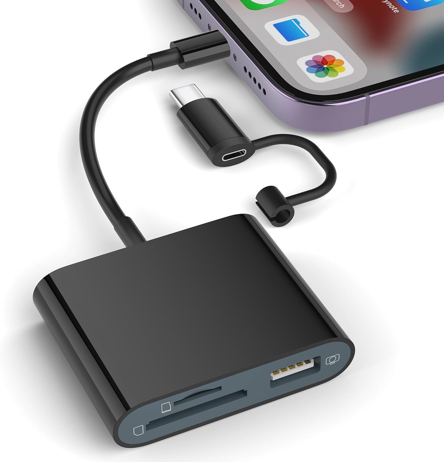 SD Card Reader for iPhone Memory Card Reader