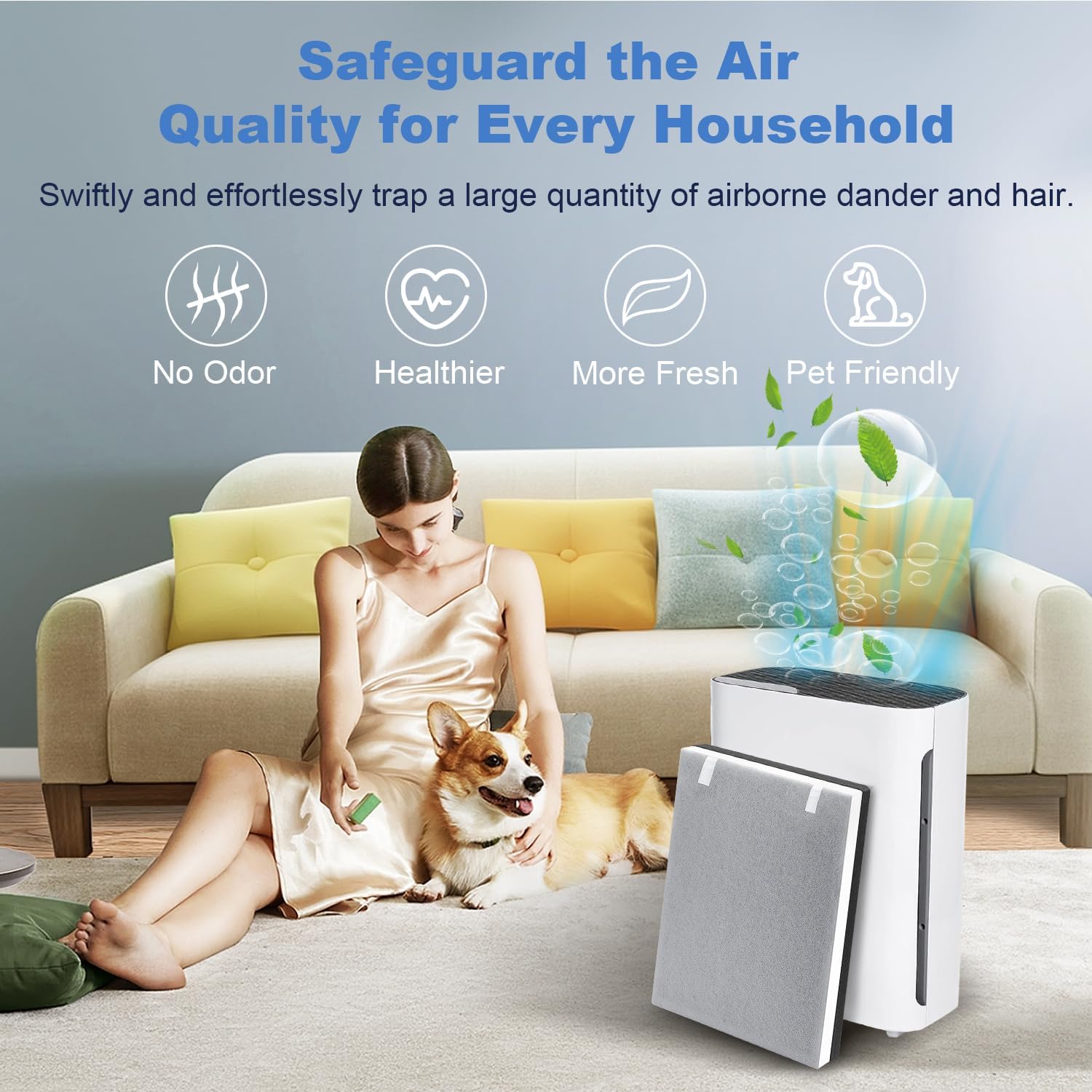 2 Pack Vital 100 True HEPA Replacement Filter