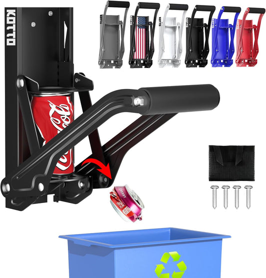 Kotto Can Crusher Wall Mounted Can Crushers