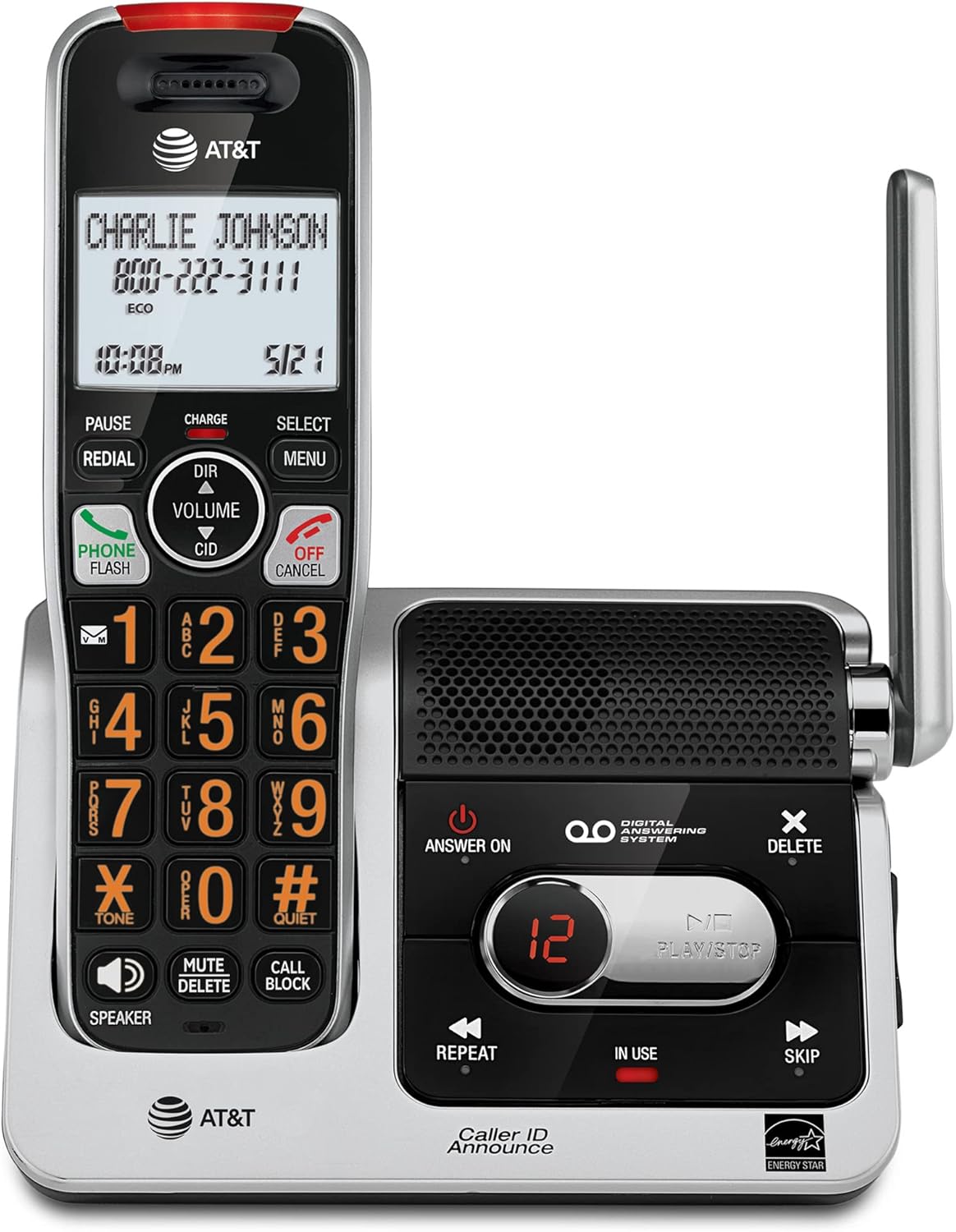 AT&T BL102-2 DECT Handset Cordless Phone for Home