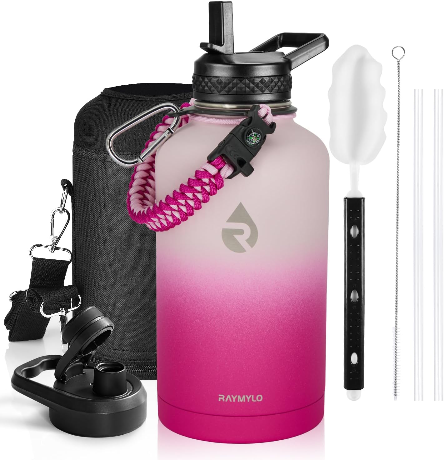 64oz Insulated Water Bottle Stainless Steel