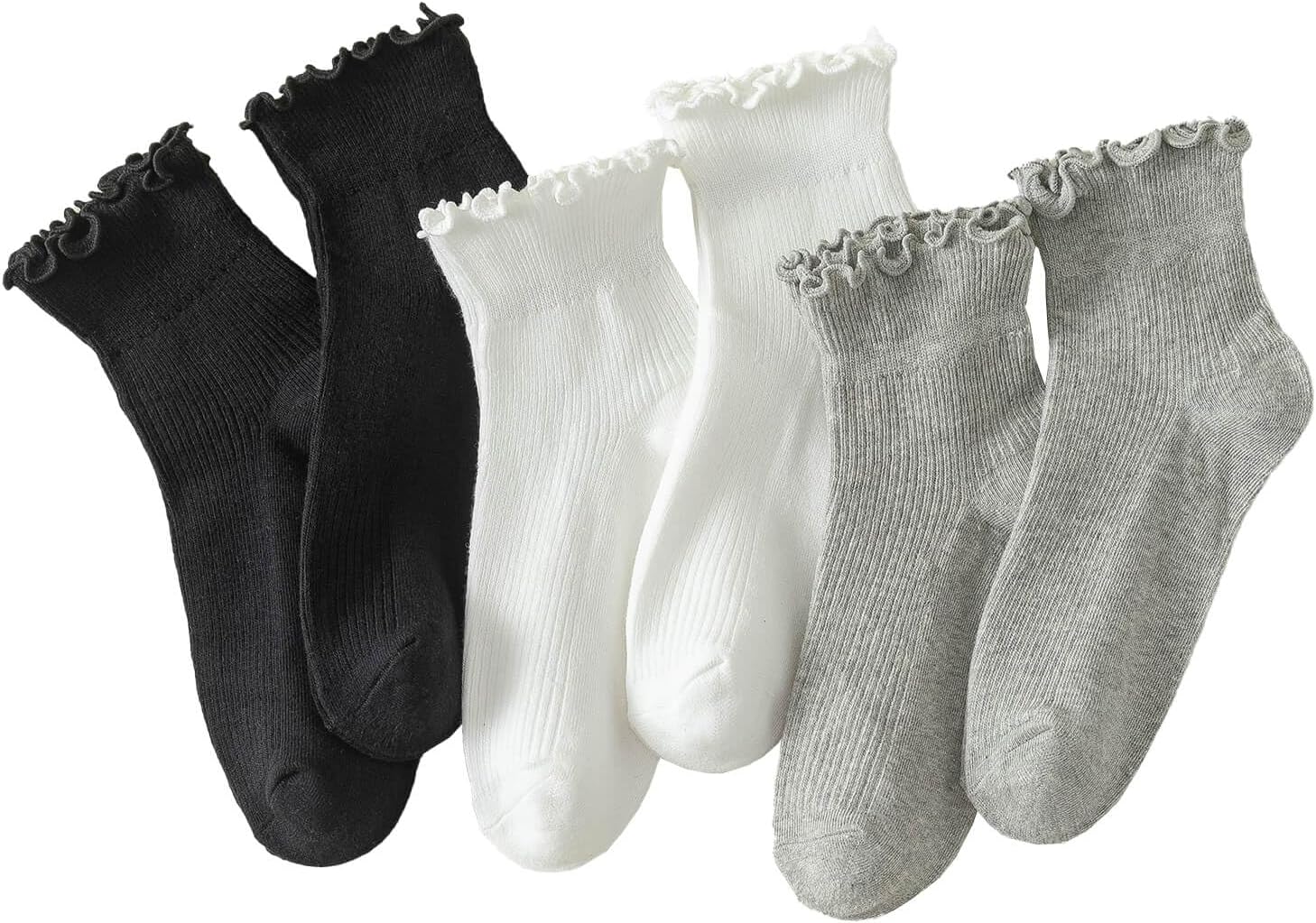 Hstyle Women’s Ruffle Ankle Socks