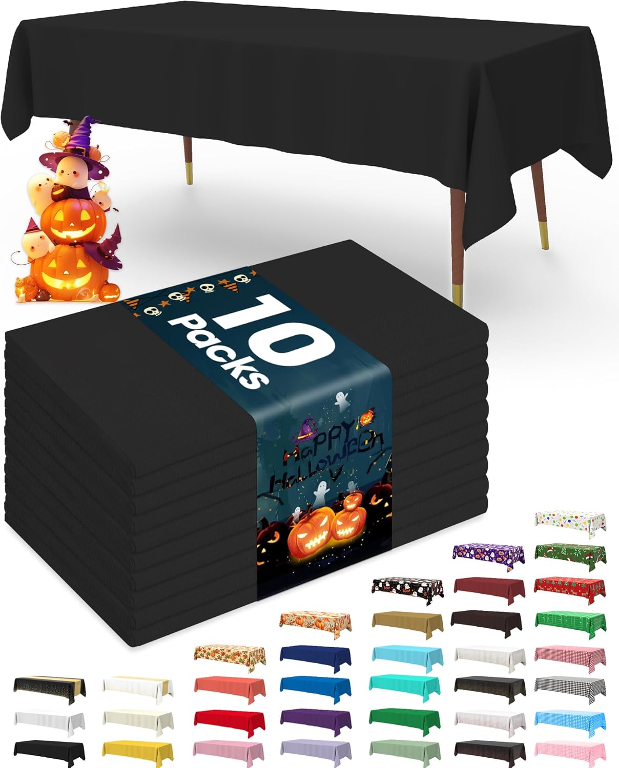 Pureegg Disposable Plastic Tablecloths