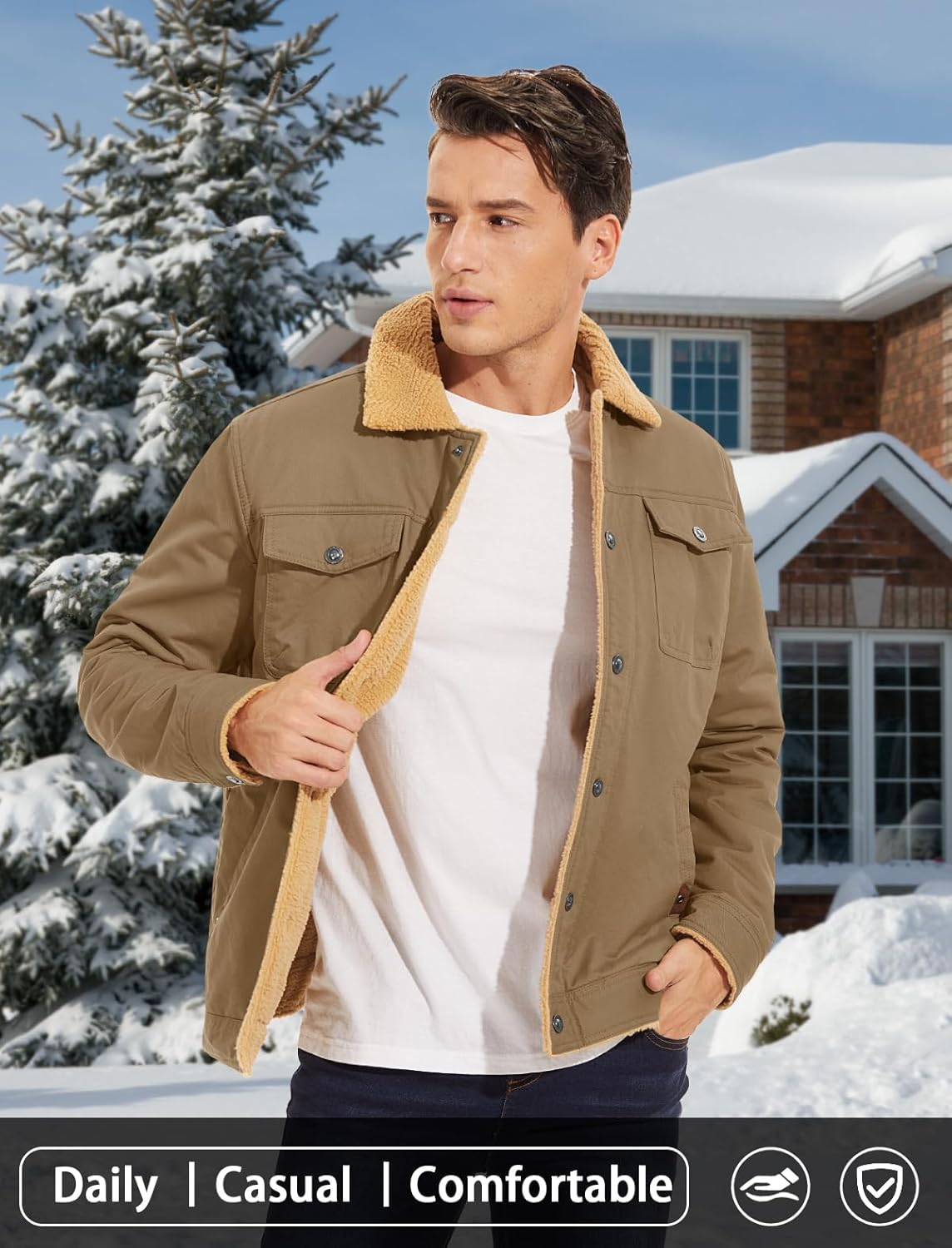 MAGCOMSEN Men's Winter Jacket