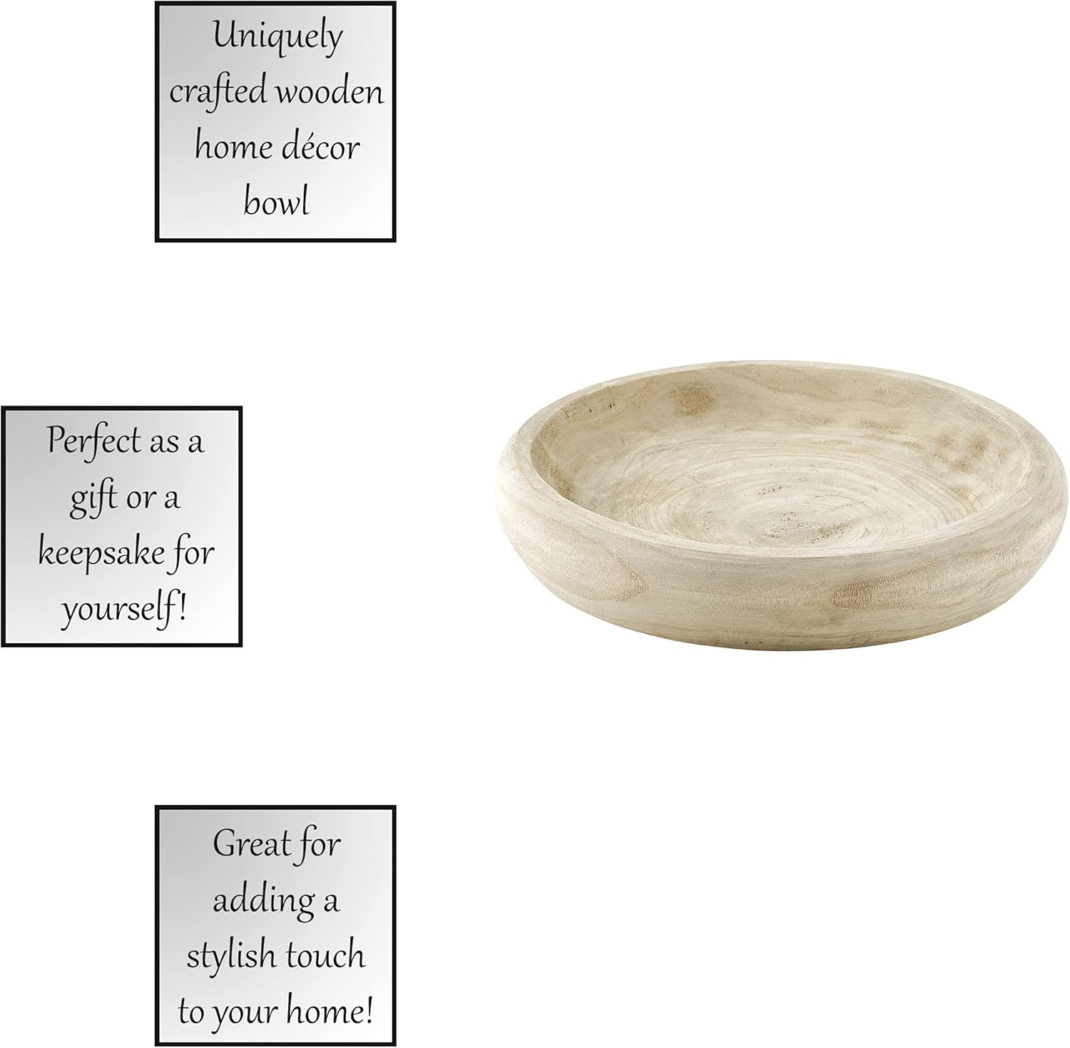 Santa Barbara Design Studio Wood Serving Bowl