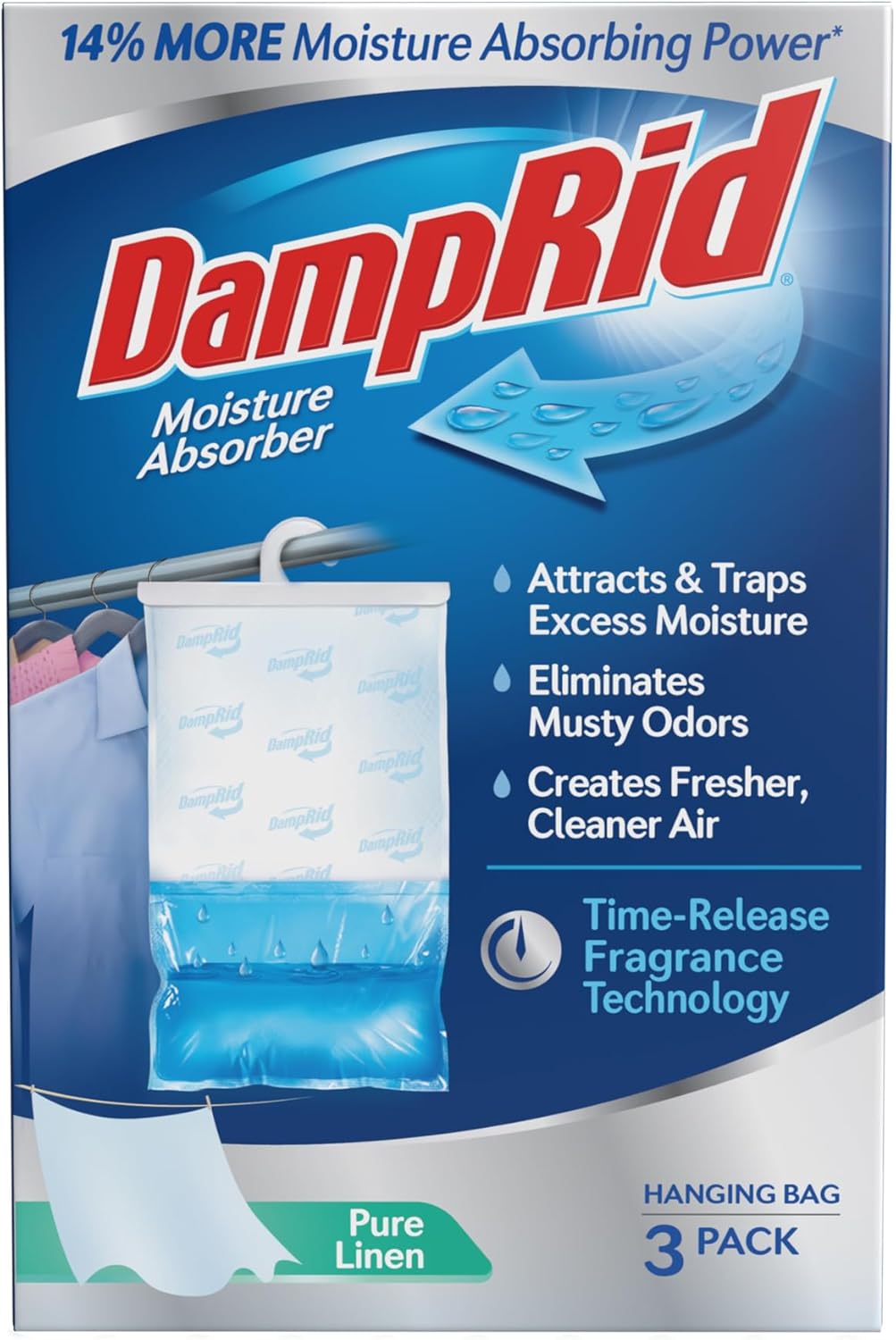 DampRid Hanging Moisture Absorber 3-Pack