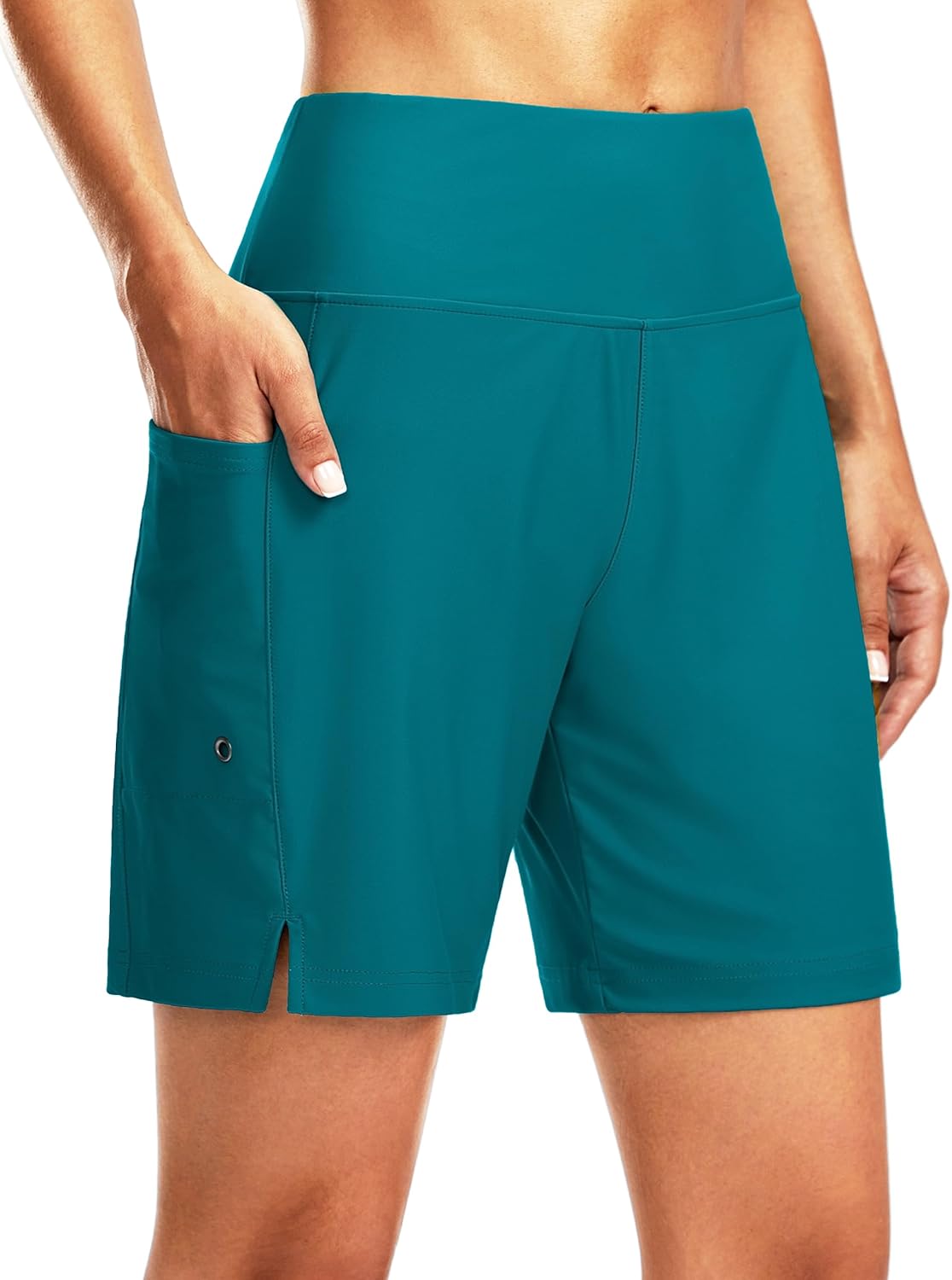 Women’s Swim Board Shorts with Liner Pockets