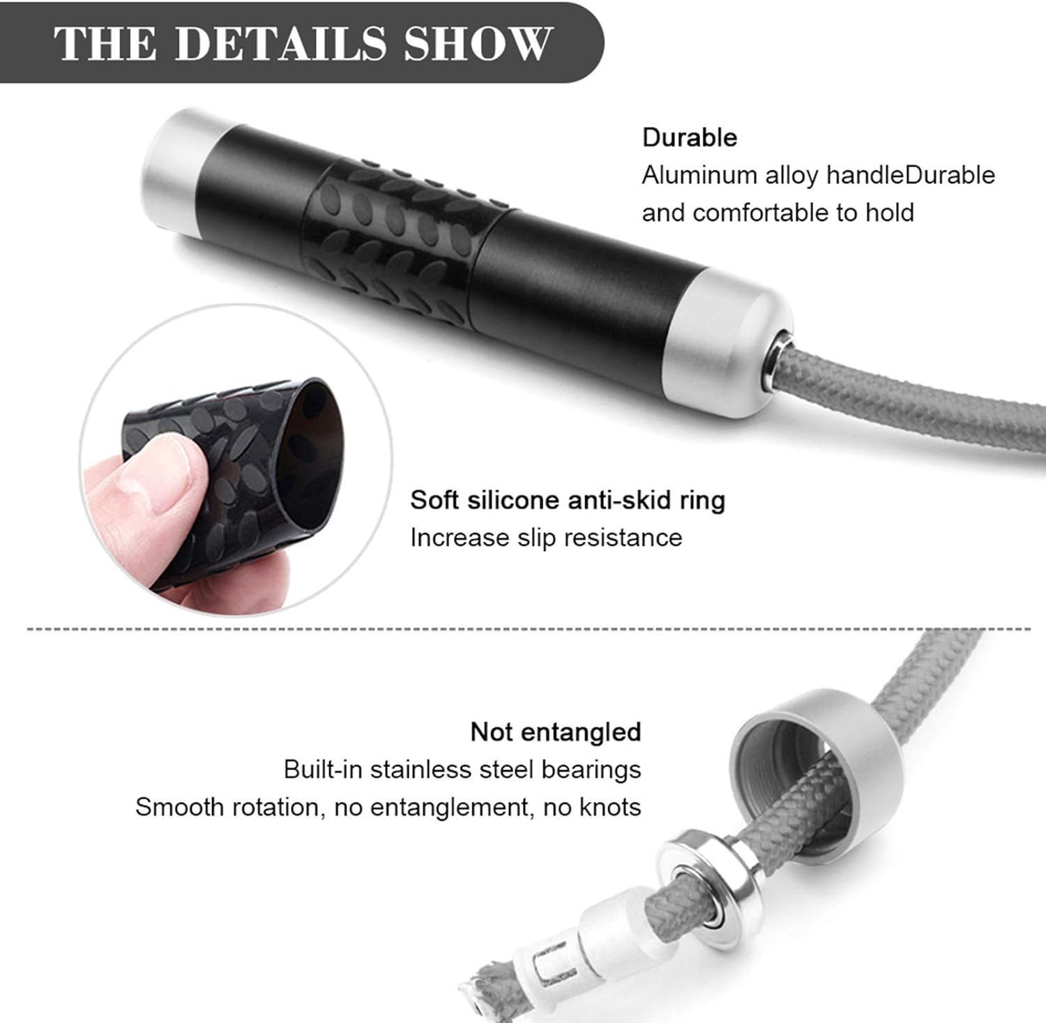 Redify Weighted Jump Rope for Workout Fitness