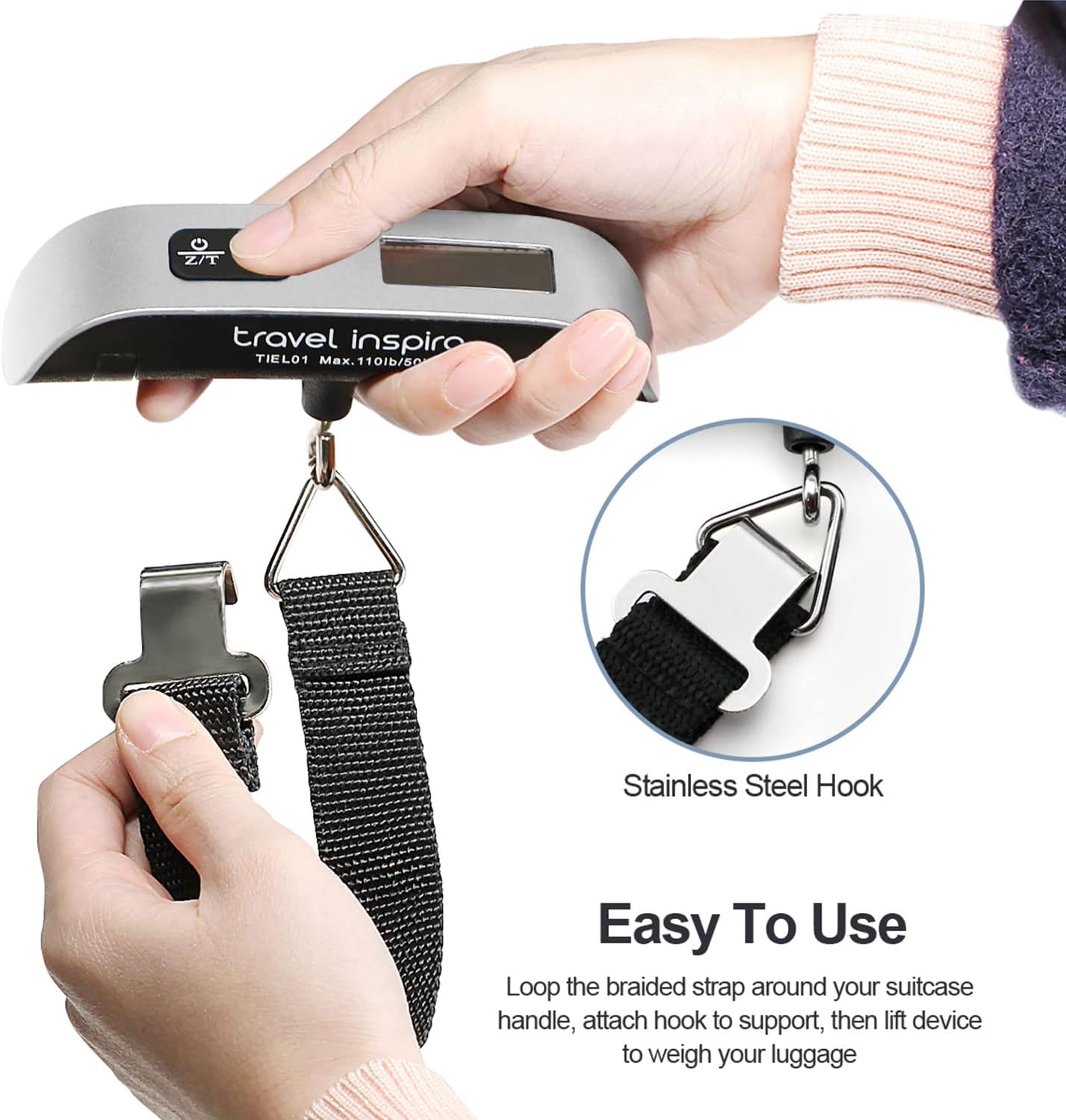 Travel inspira Portable Digital Luggage Scale