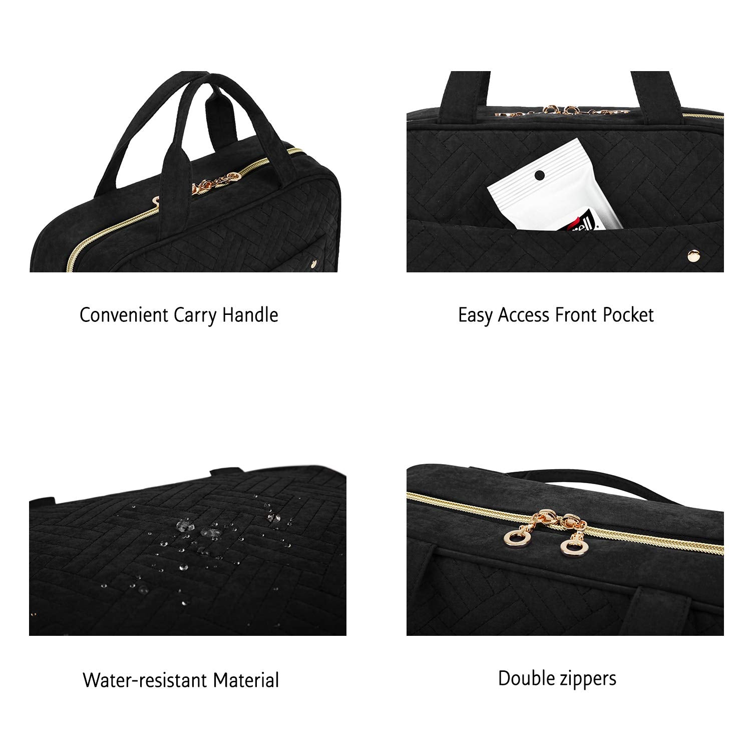 BAGSMART Hanging Toiletry Bag Travel Organizer