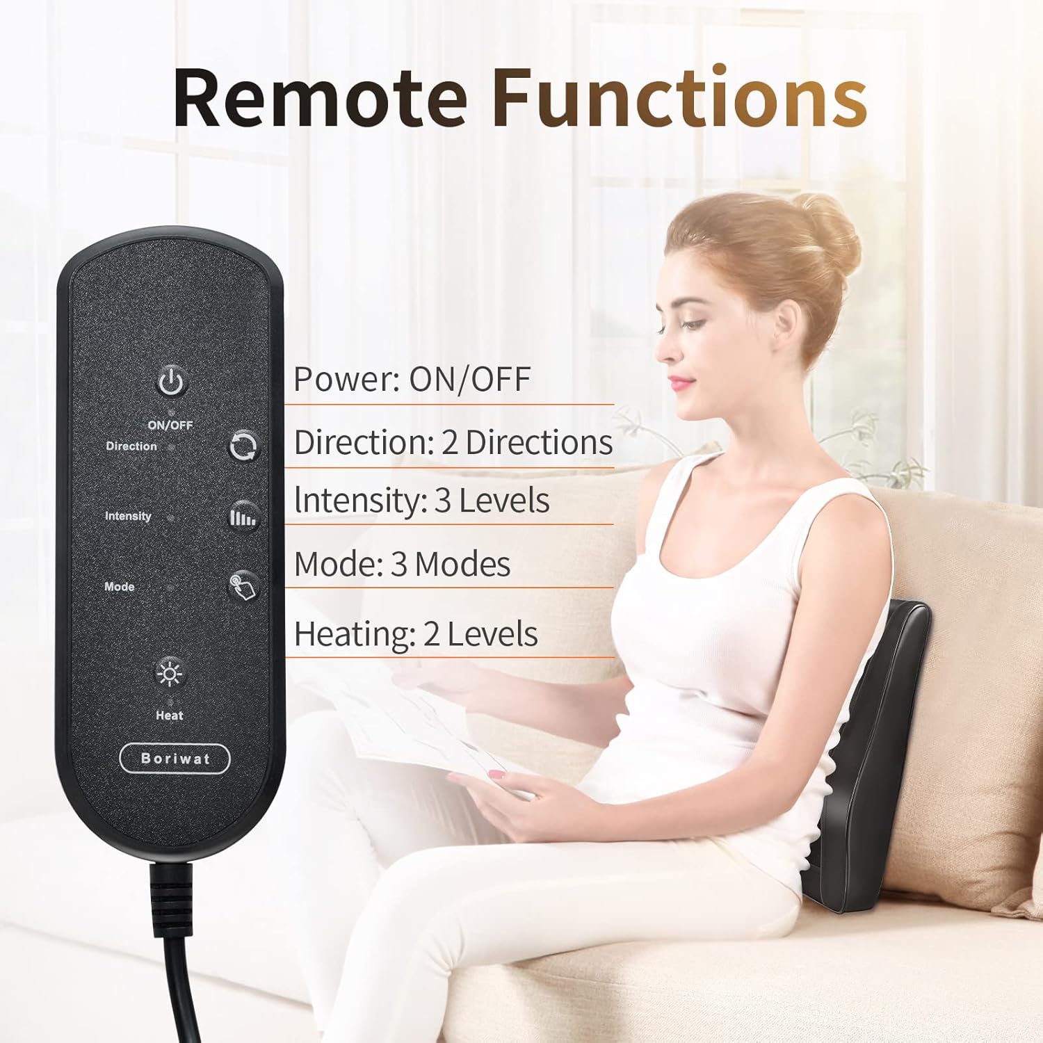 Boriwat Heated Back Massager