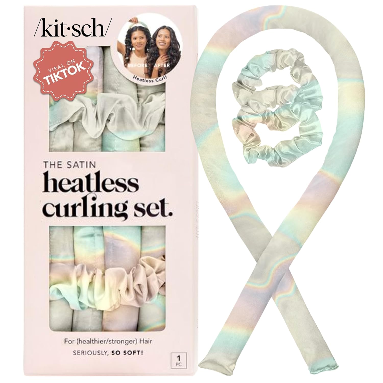 Kitsch Satin Heatless Curling Set