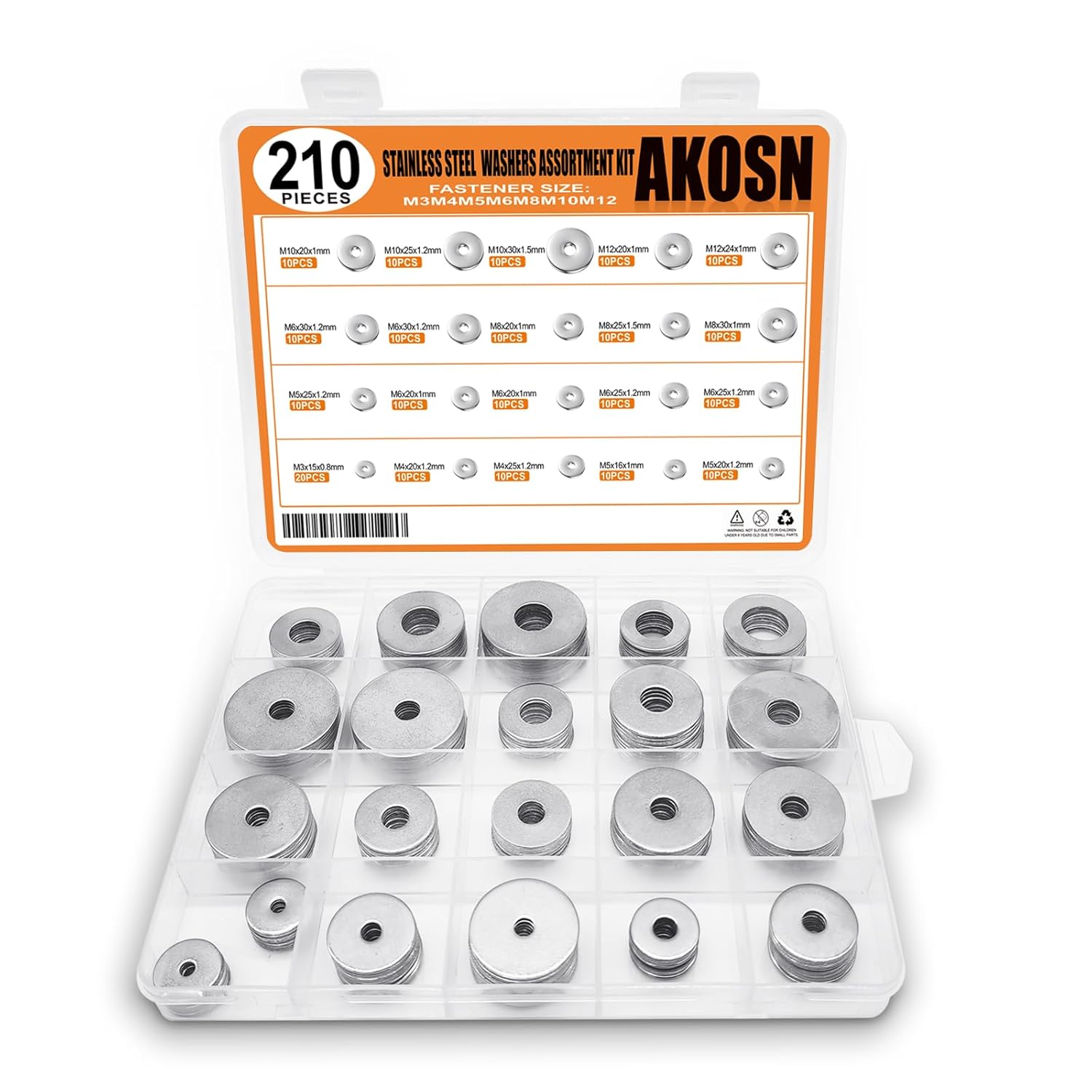 Premium Copper Crush Washer Assortment Kit