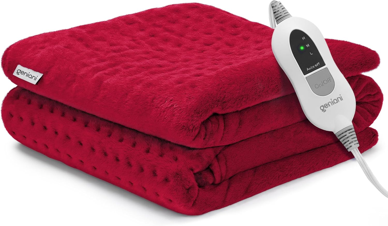 GENIANI Electric Throw XL Electric Heating Pad for Back Pain