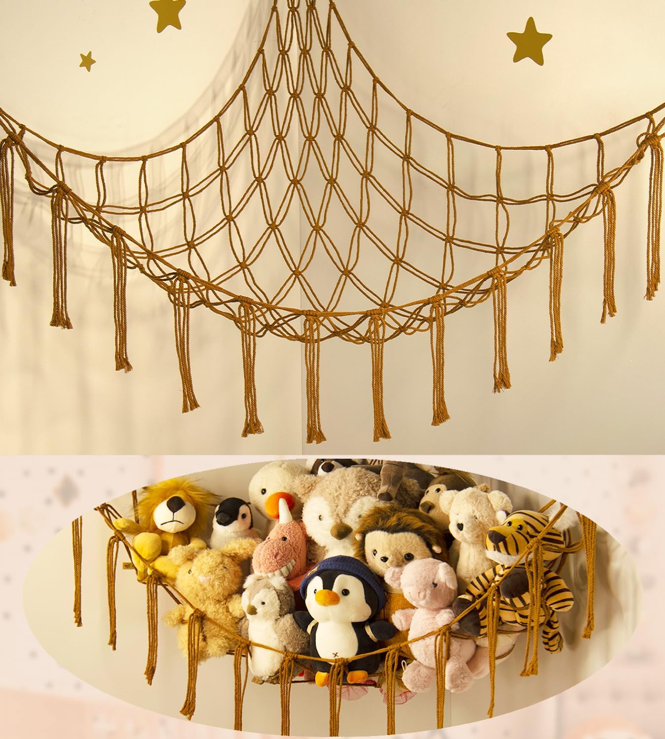 Stuffed Animal Storage Hammock or Net Corner