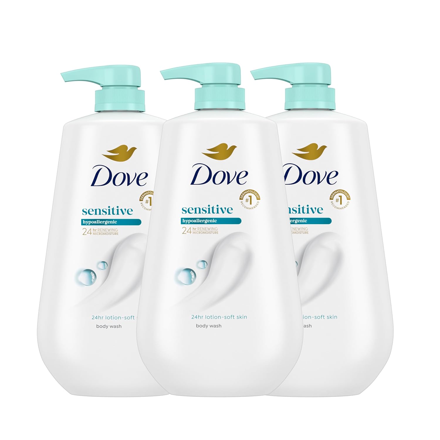 Dove Sensitive Skin Body Wash Cleanser