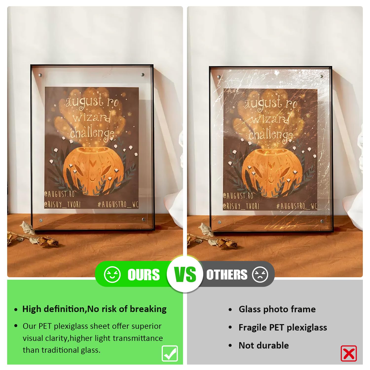 VOISEN Plexi Glass Sheets for Crafts