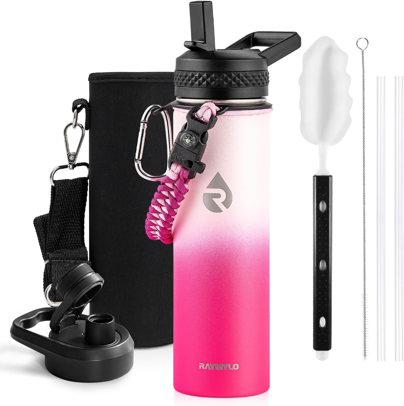 64oz Insulated Water Bottle Stainless Steel