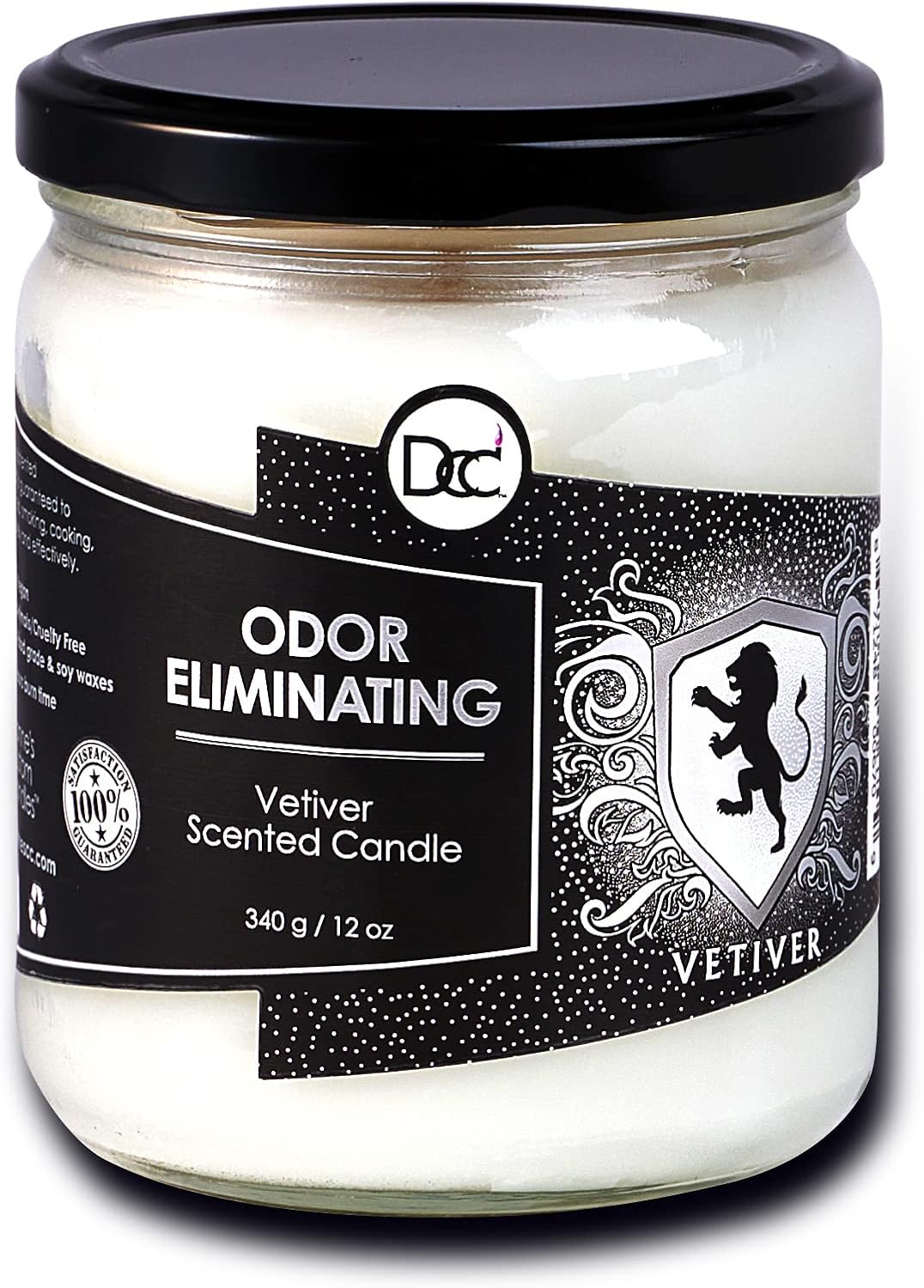 Vanilla Bean Odor Eliminating Candle – 80-Hour Burn