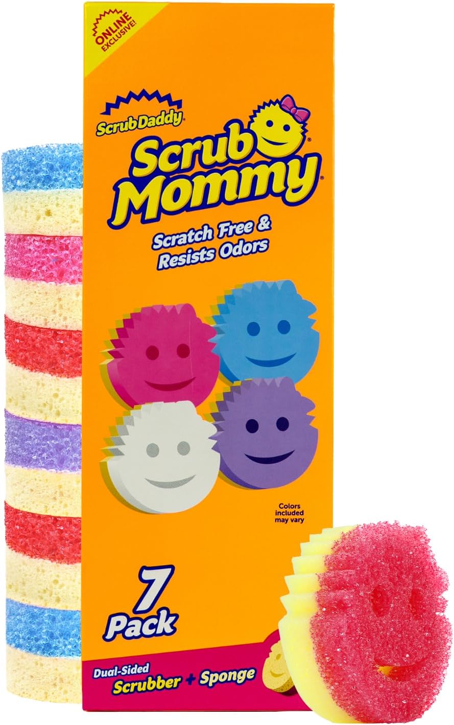 Scrub Non-Scratch Kitchen Dish Scrubbers