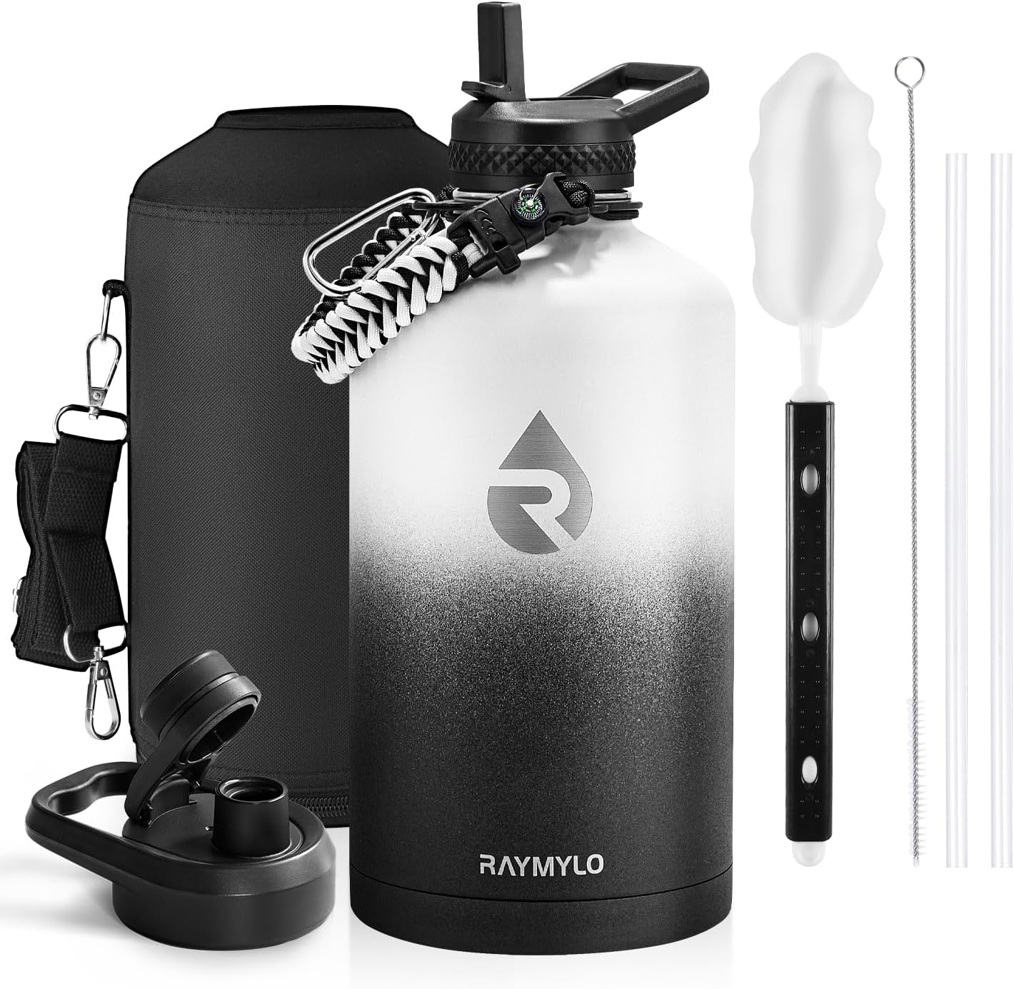 64oz Insulated Water Bottle Stainless Steel