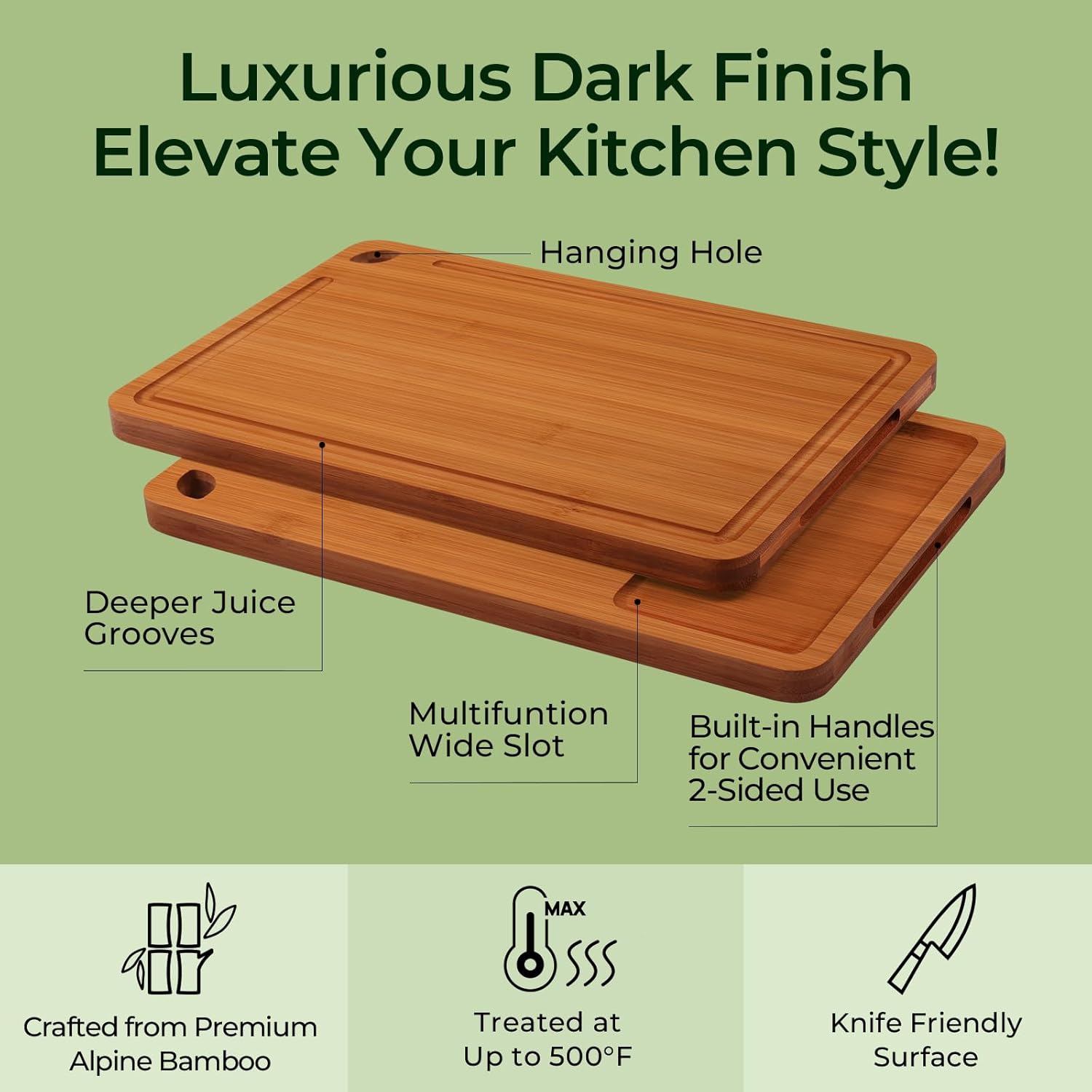 Bamboo Cutting Board – Durable Wood