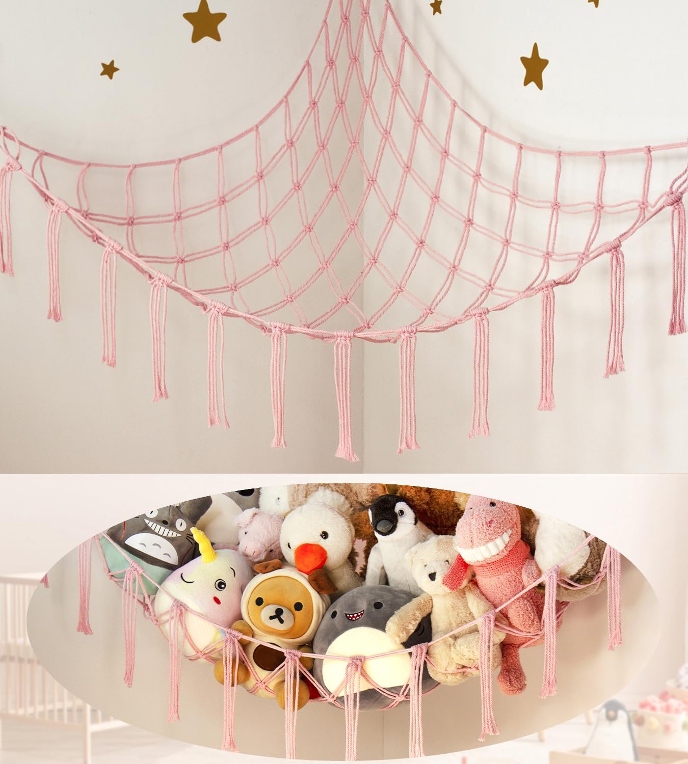 Stuffed Animal Storage Hammock or Net Corner