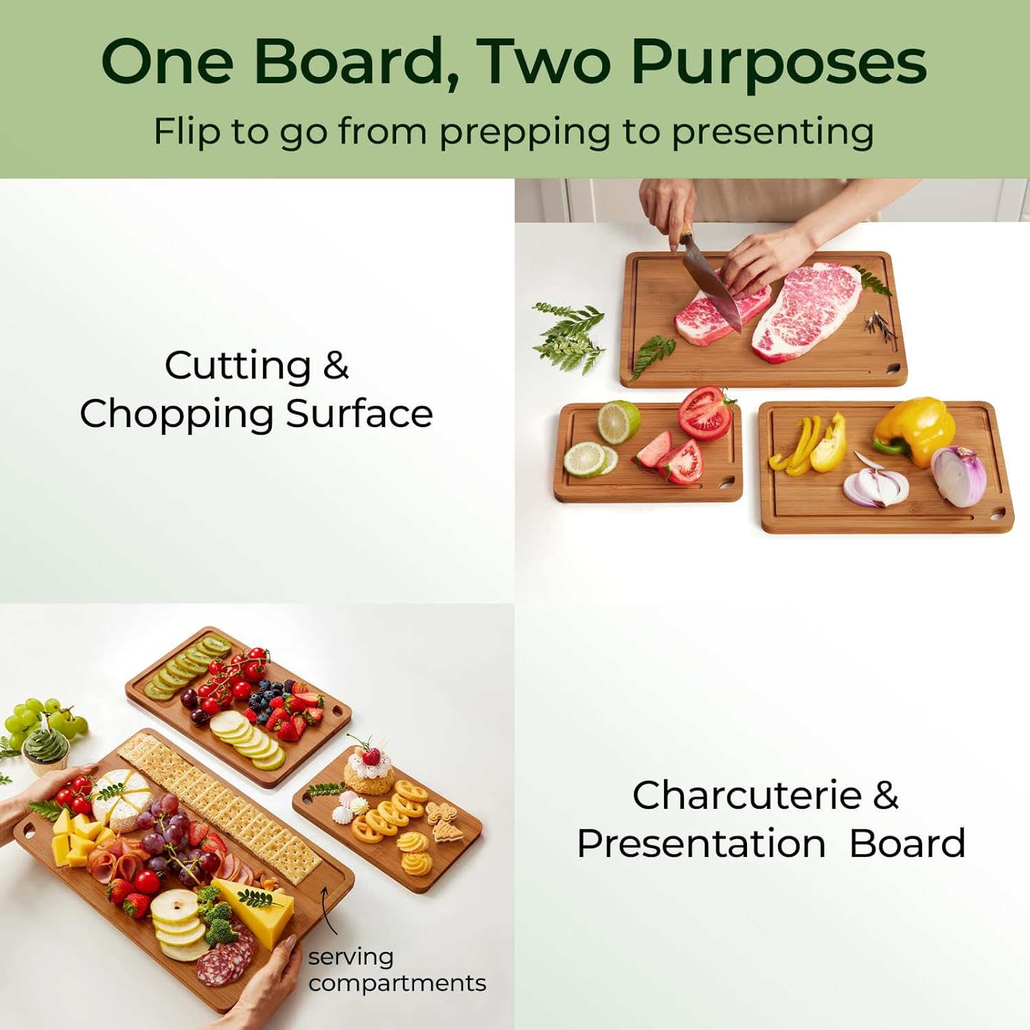 Bamboo Cutting Board – Durable Wood