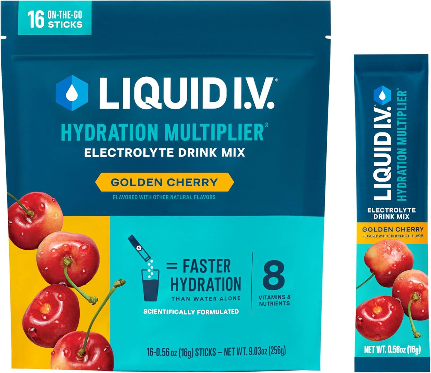 Liquid I.V. Hydration Multiplier – Lemon Lime Electrolyte Drink