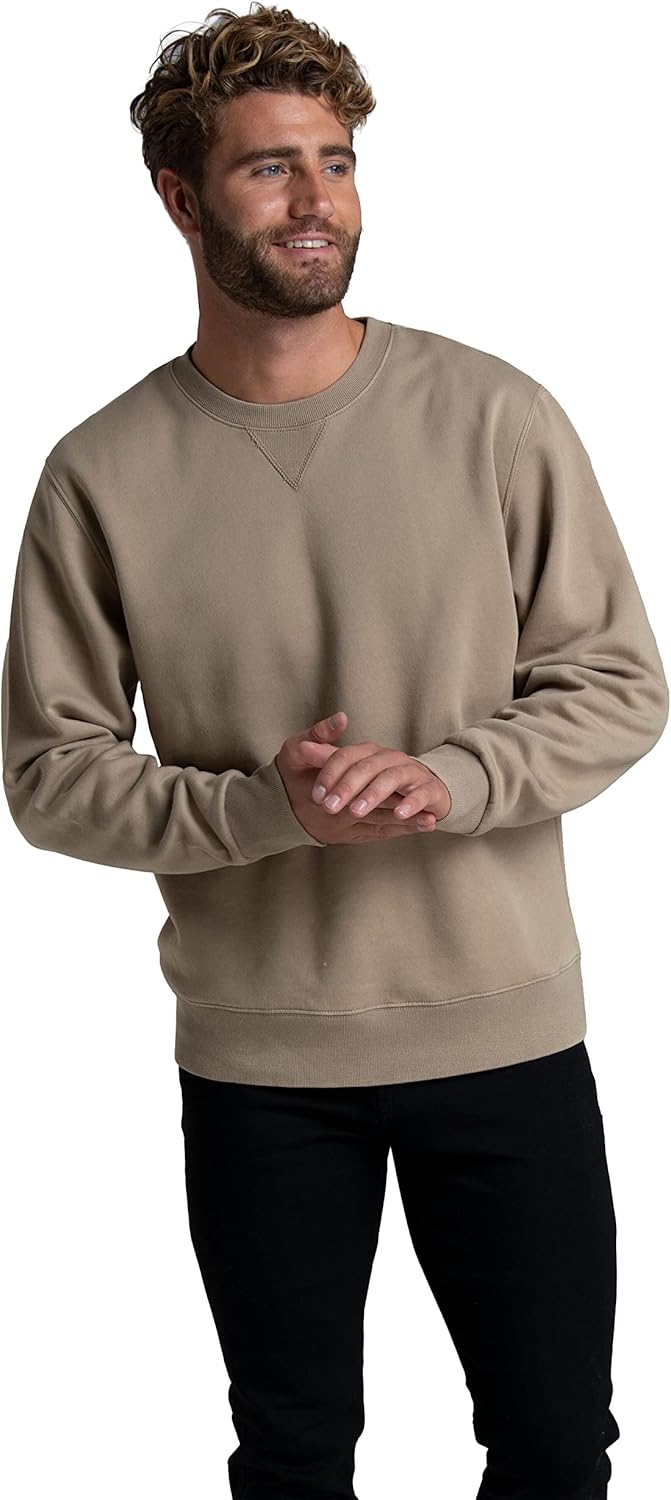 Fruit of the Loom Men's Eversoft Fleece Crewneck Sweatshirts