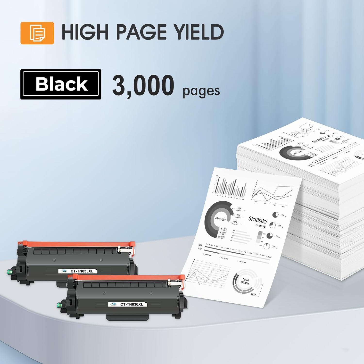 TN830XL High Yield Toner 2-Pack